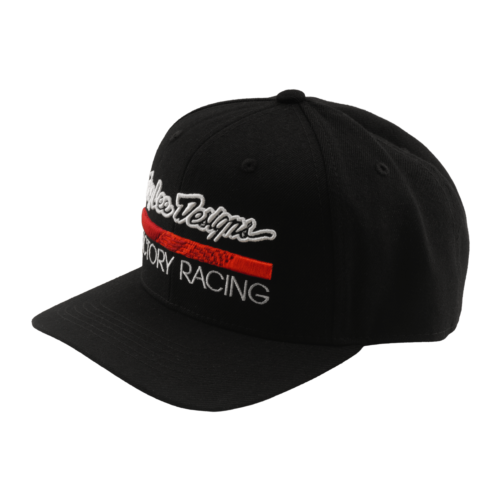 Curved Bill Snapback Troy Lee Designs Factory Racing Black / Red