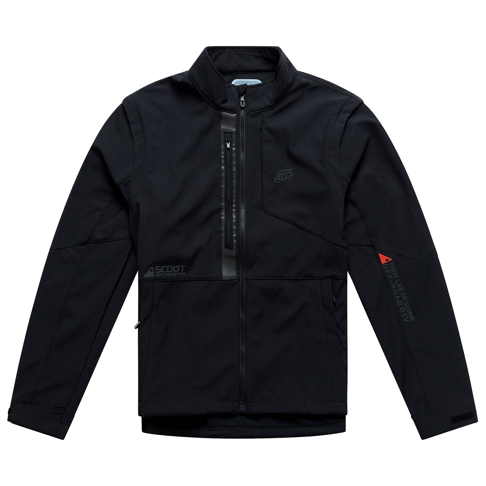 Scout Softshell Off-road Softshell Jacket, Solid Black | Troy Lee