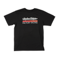 Short Sleeve Tee Troy Lee Designs Factory Racing Black / Red