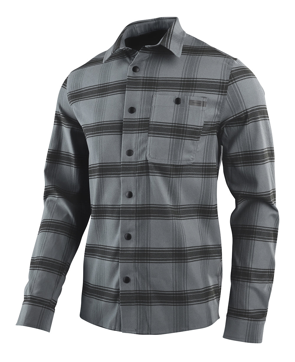 Grind Flannel Stripe Carbon – Troy Lee Designs