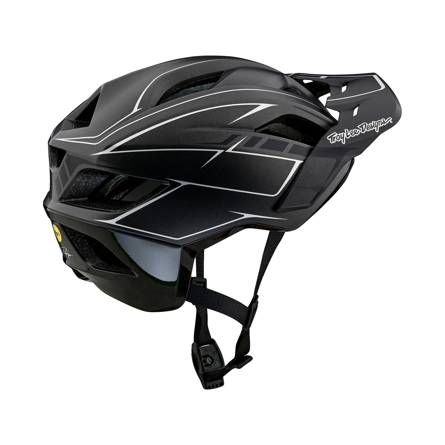 Flowline SE Helmet Pinstripe Charcoal / Black