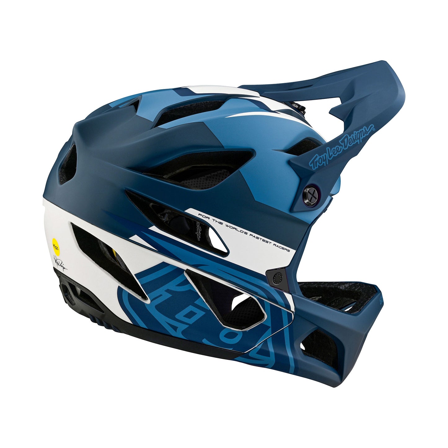 Stage Helmet Vector Blue