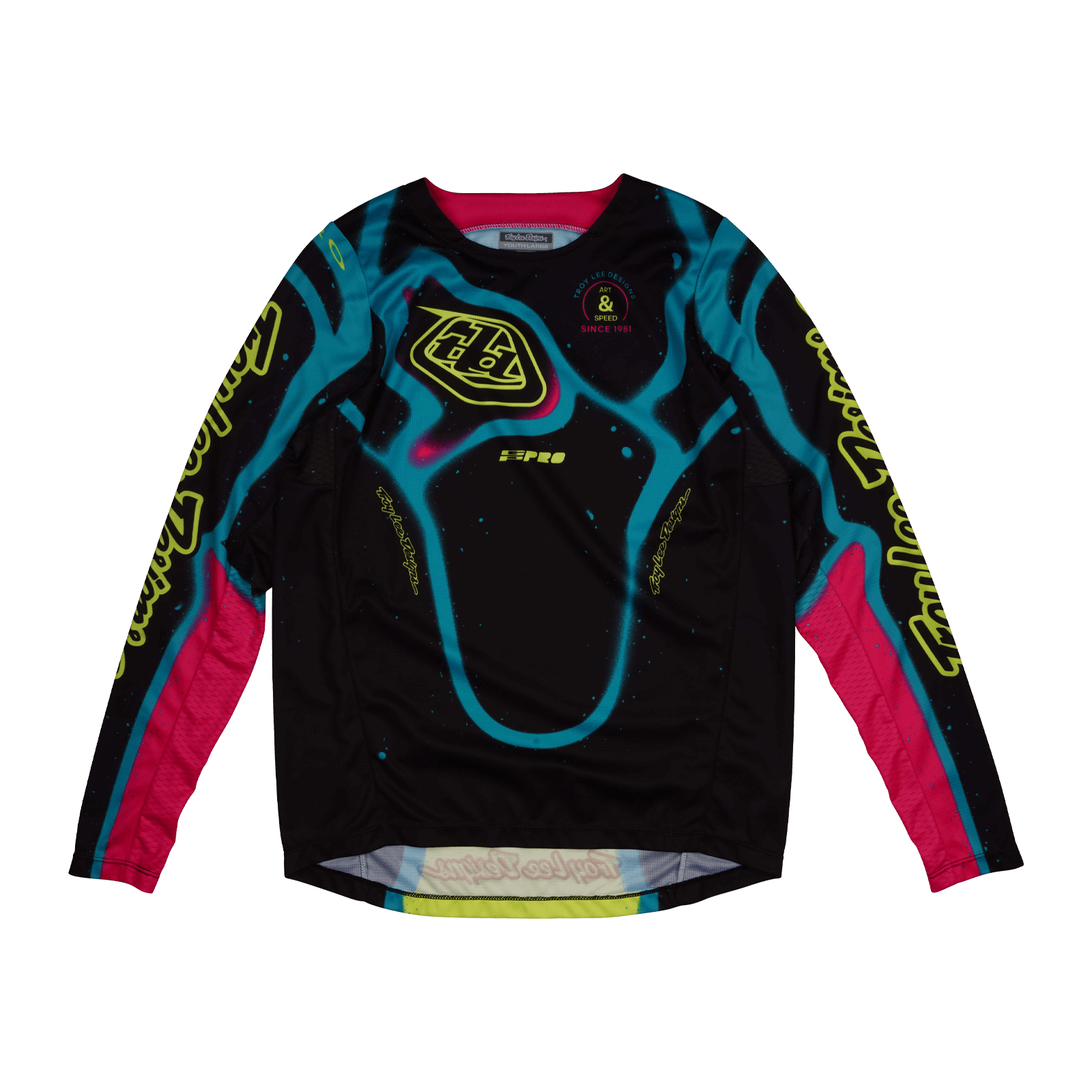 Youth GP Pro Jersey Membrane Black / Glo Yellow – Troy Lee Designs