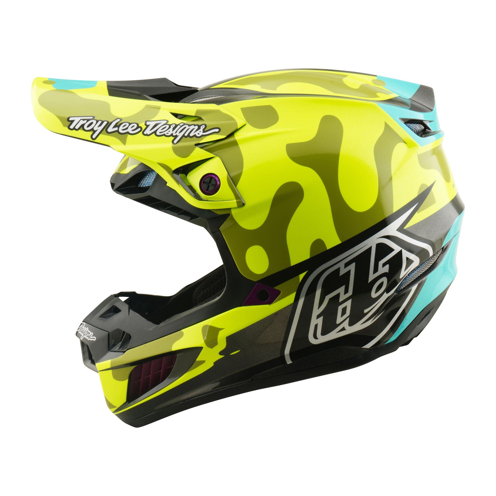 SE5 Composite Helmet Myth Flo Yellow – Troy Lee Designs