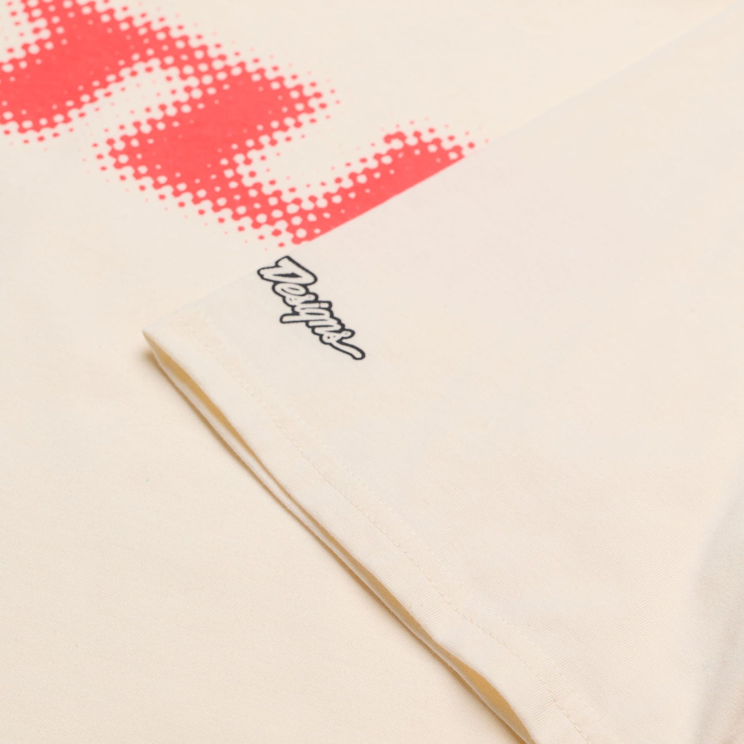 Short Sleeve Tee Fade Out Vintage White