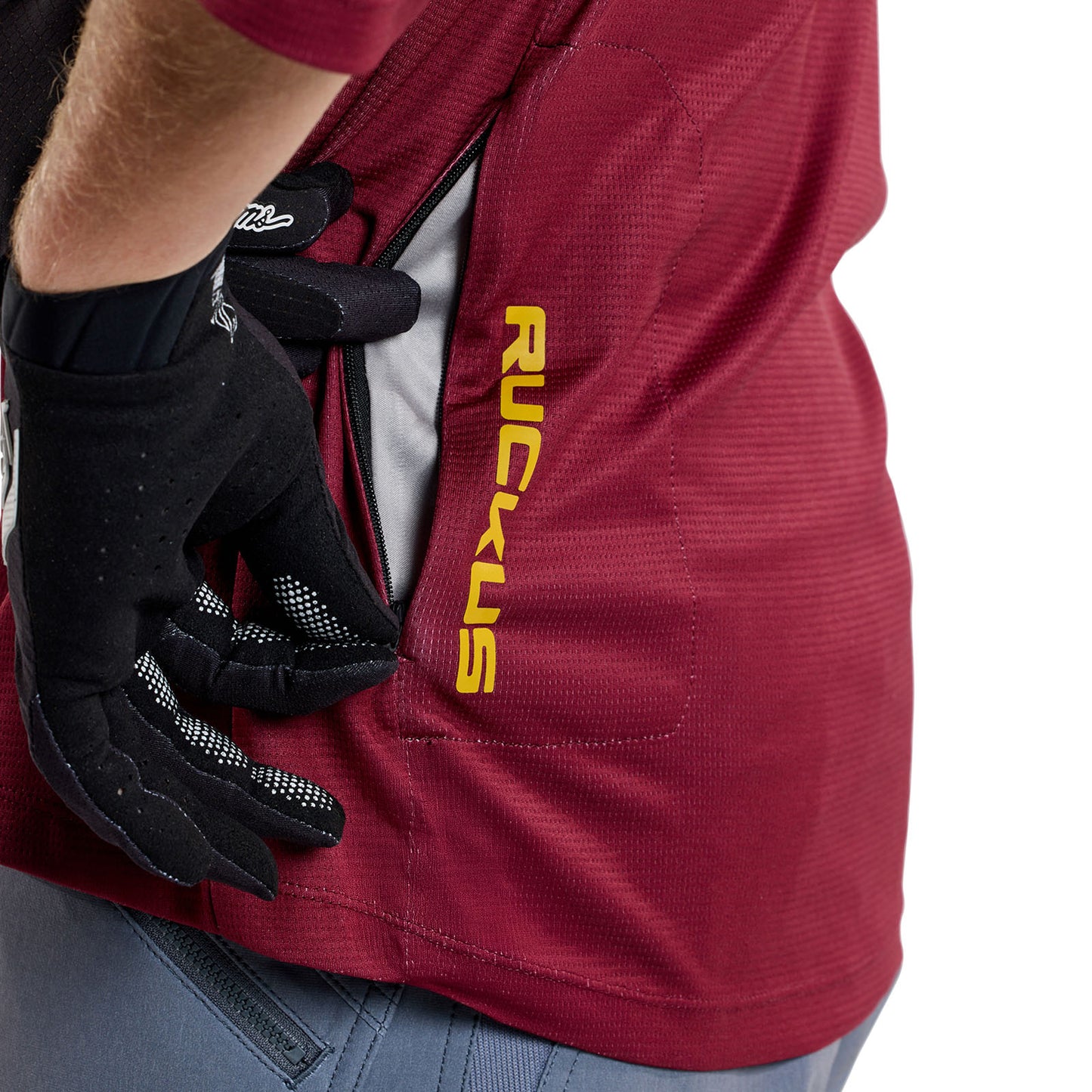 Ruckus 3/4 Jersey Spun Oxblood