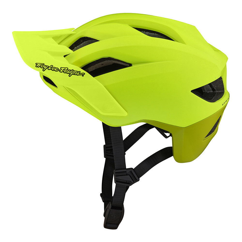 bike helmet air flow Troy Lee Designs Flowline SE MIPS Helmet Medium / Large Radian Flo Yellow