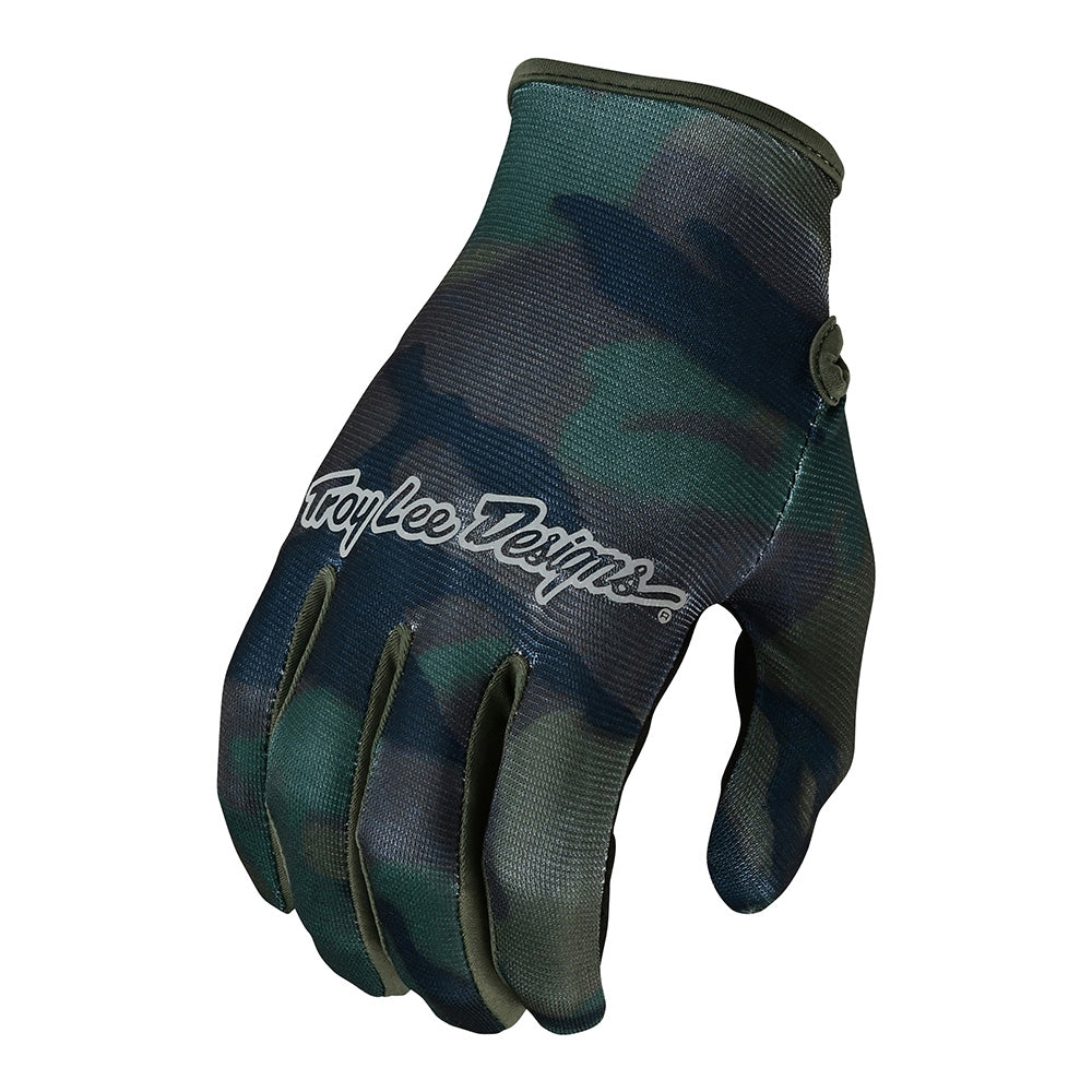 Troy Lee Designs - Flowline グローブ Mトロイリーデザインズグローブ 手袋 Brushed Camo Army