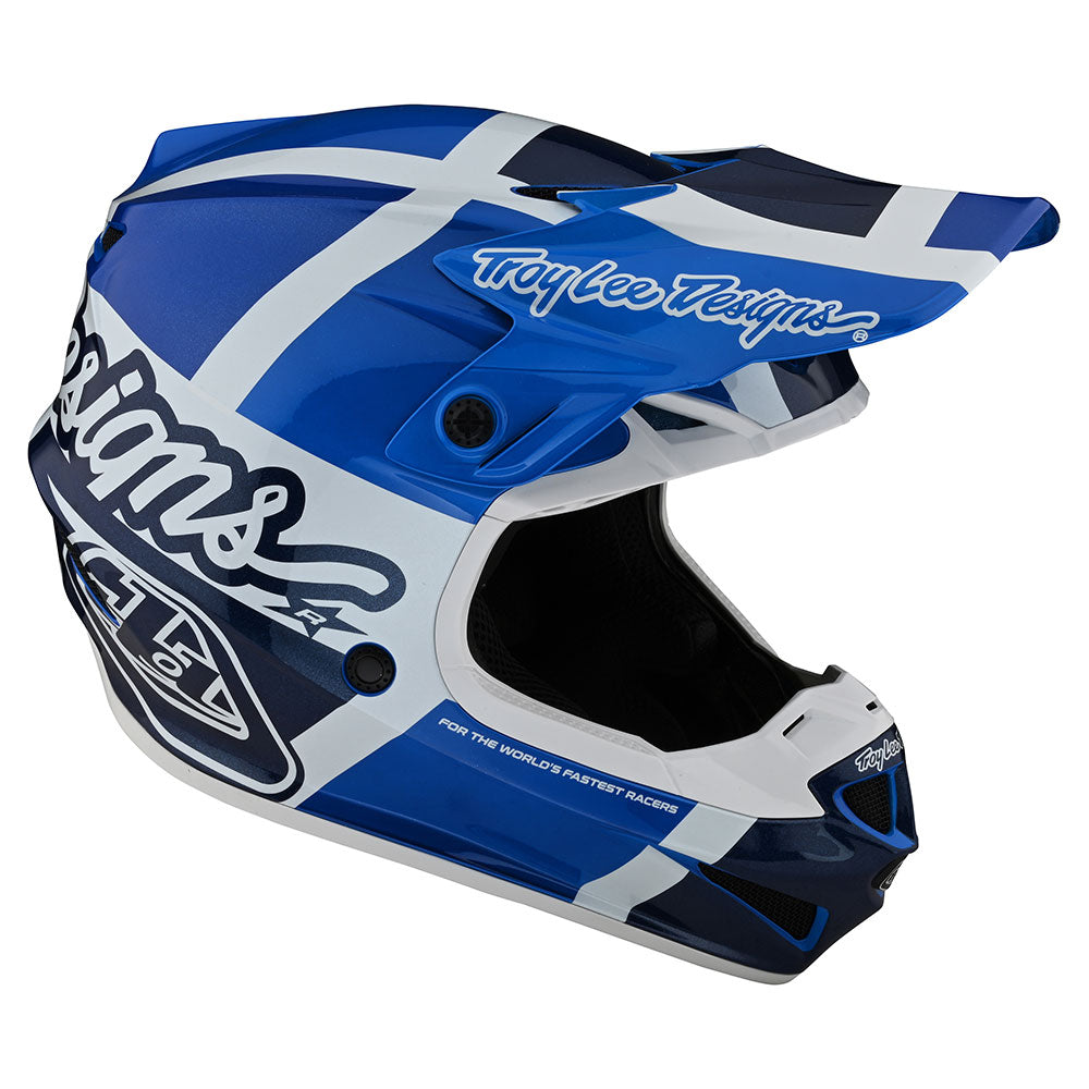 Youth SE4 Polyacrylite Helmet Quattro Blue