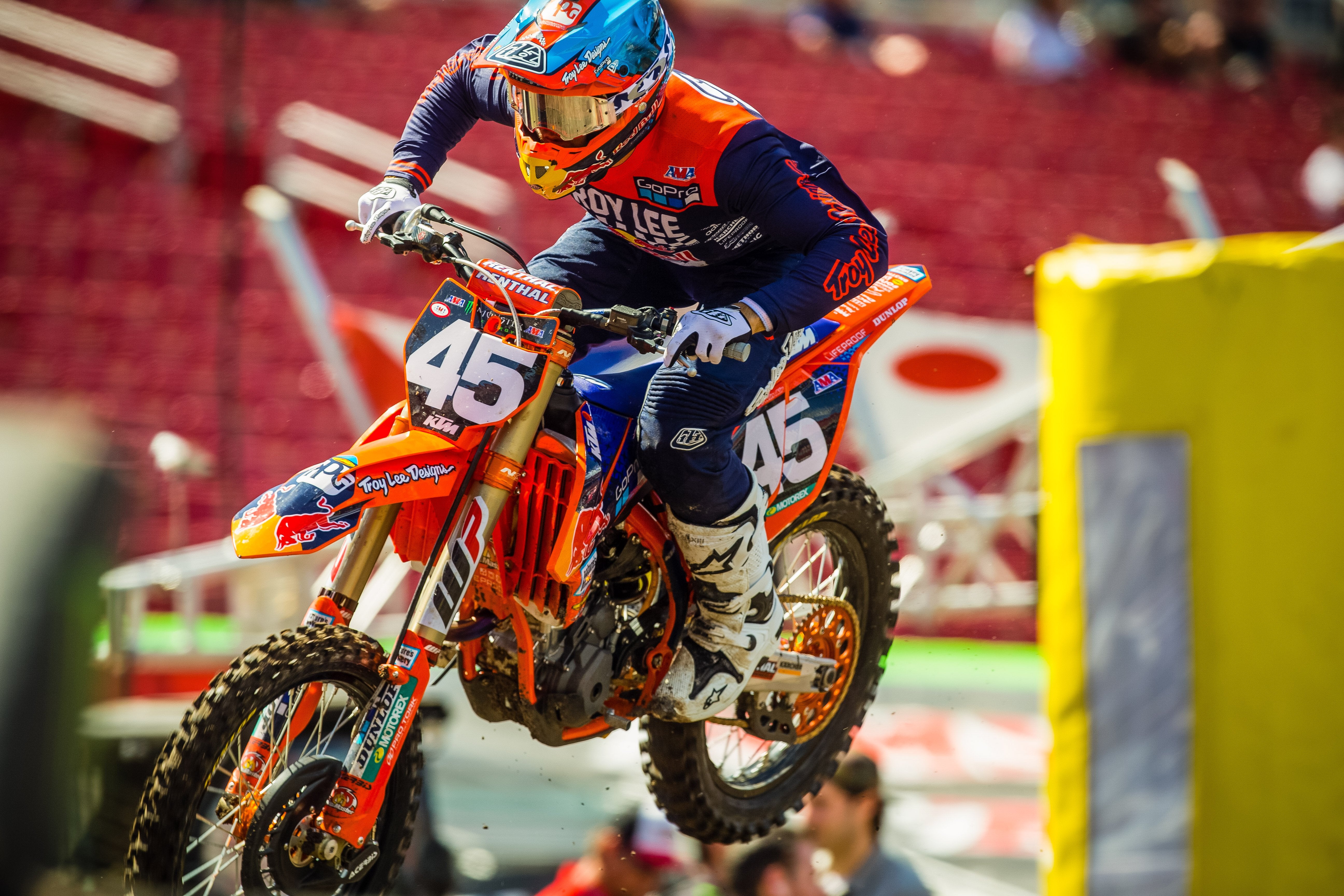 Troy Lee Designs Red Bull KTM s Smith Ties Previous Best with Comeback