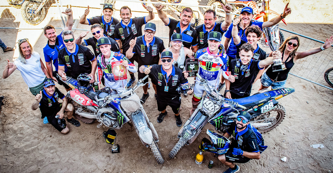 Geerts and Benistant on the podium in Sardinia