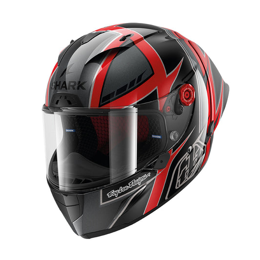 Race-R Pro D Carbon Full Face Helmet Dot/2205 Cam Petersen Black / Anthracite / Red