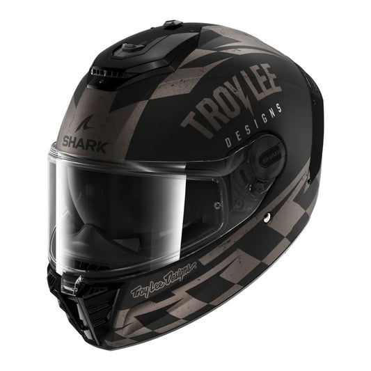 Spartan RS Full Face Helmet Raceshop Matte Black Anthracite Silver