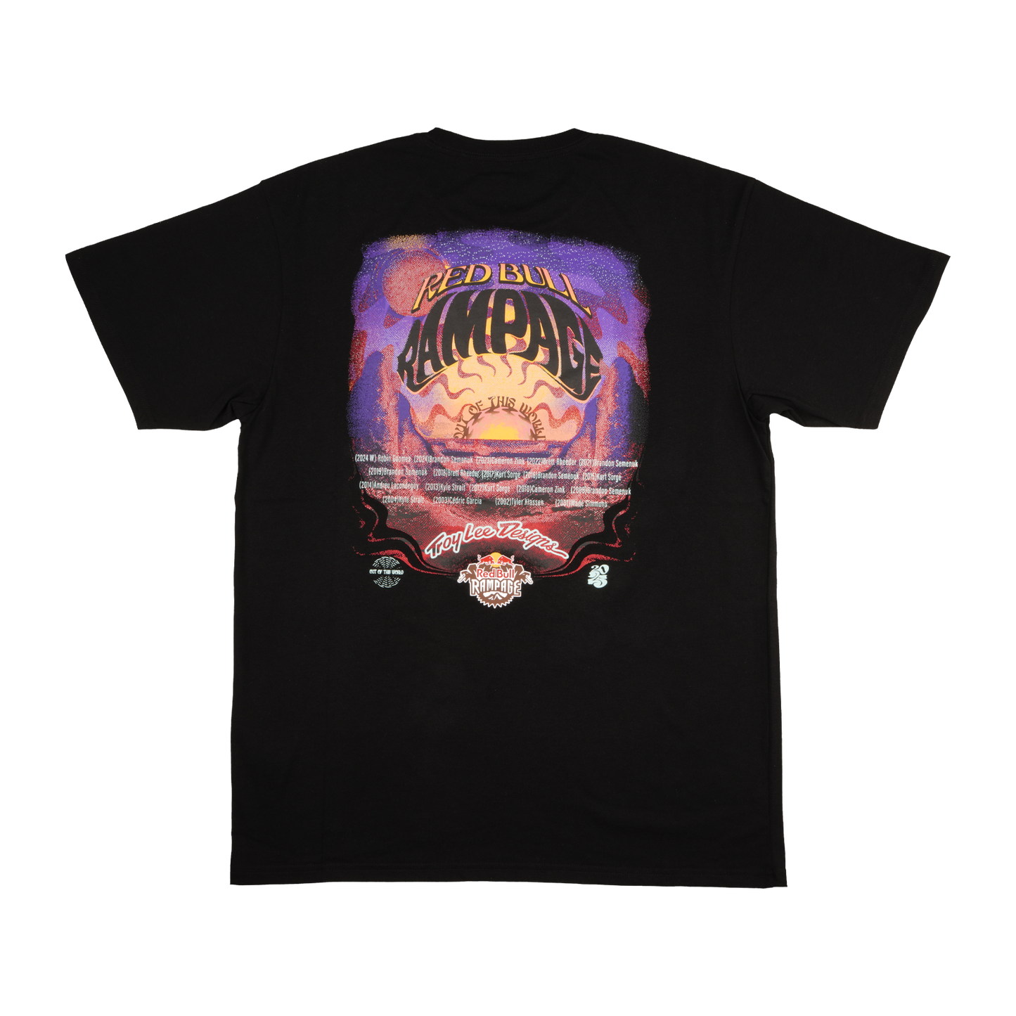 Short Sleeve Tee Troy Lee Designs X Red Bull Rampage Valley of Gods Black