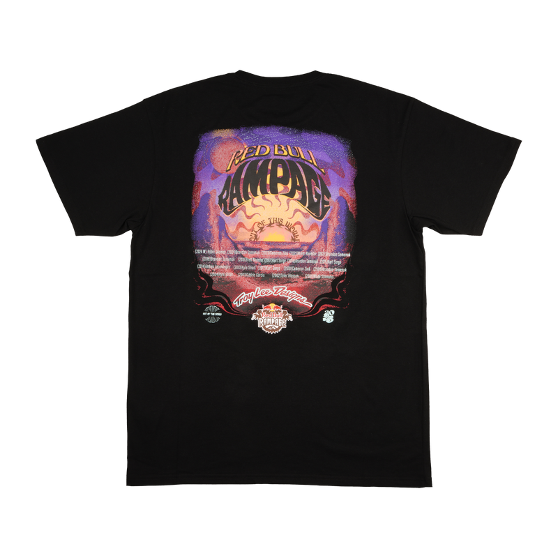 Short Sleeve Tee Troy Lee Designs X Red Bull Rampage Valley of Gods Black