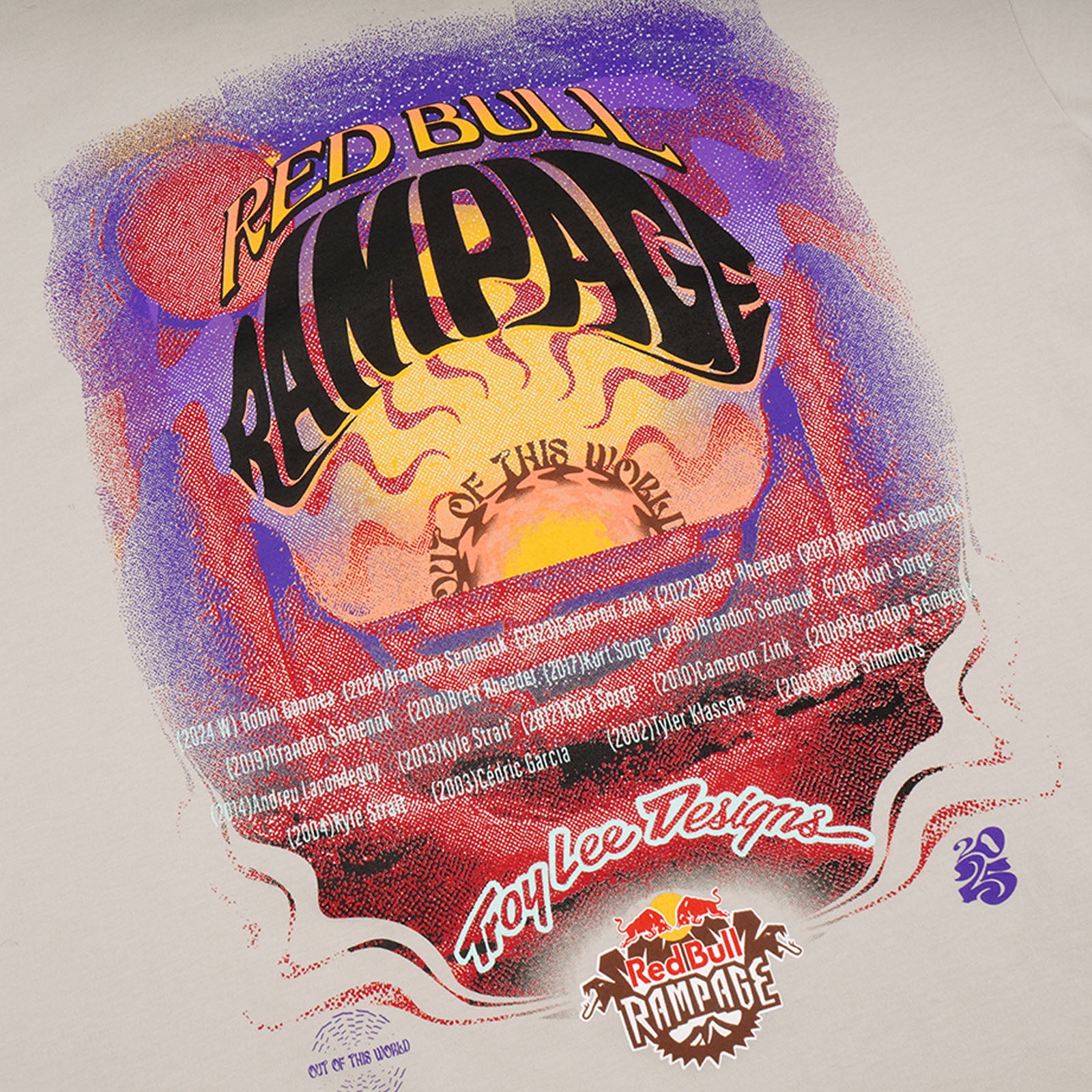 Short Sleeve Tee Troy Lee Designs X Red Bull Rampage Valley of Gods Bo