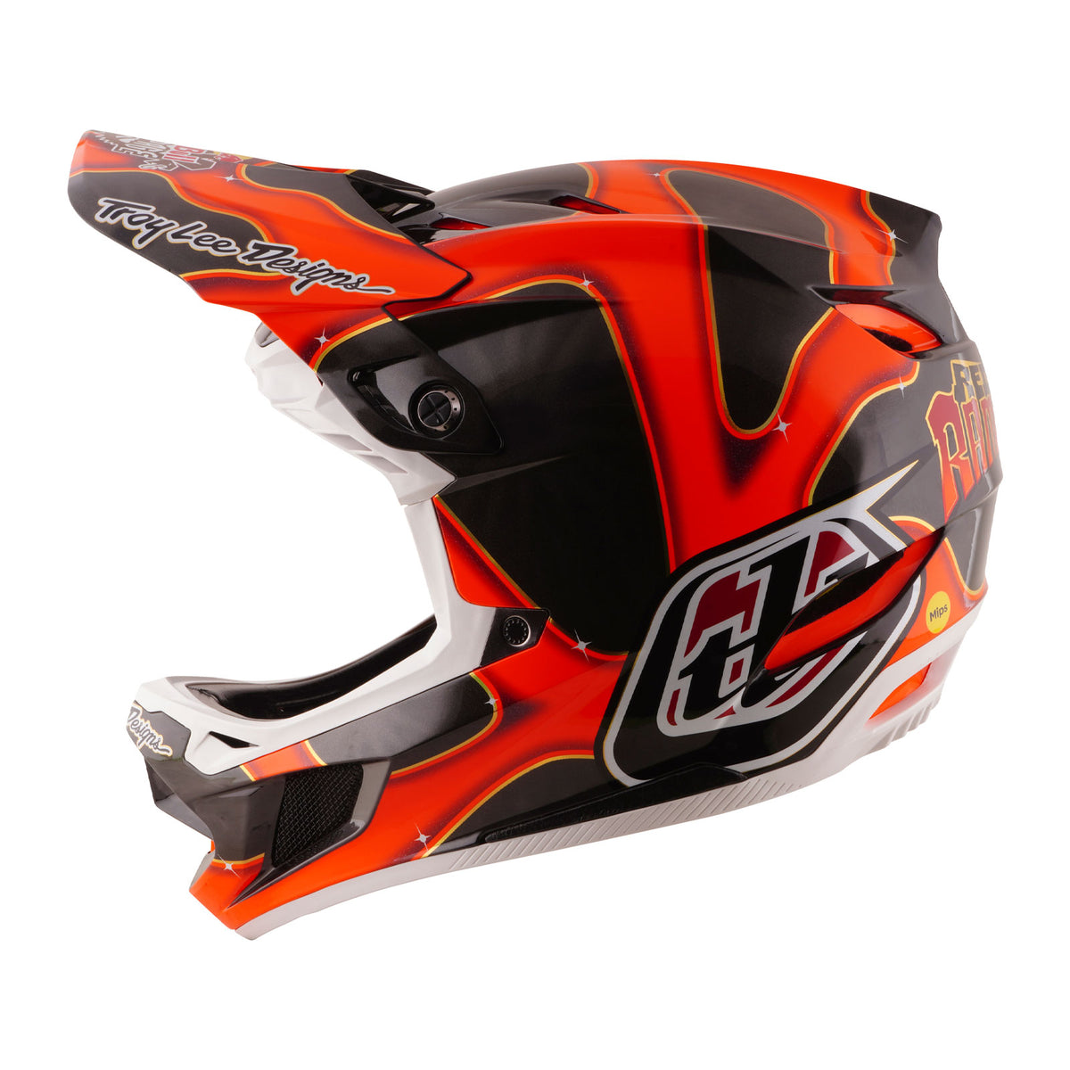 D4 Carbon Helm Troy Lee Designs X Red Bull Rampage Dreamland Schwarz