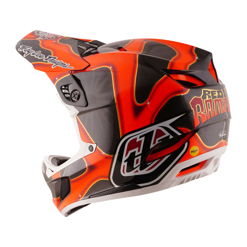 D4 Carbon Helm Troy Lee Designs X Red Bull Rampage Dreamland Schwarz