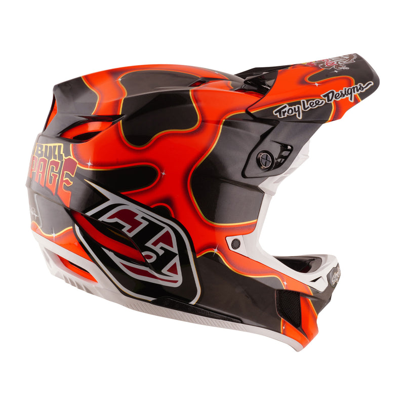 D4 Carbon Helm Troy Lee Designs X Red Bull Rampage Dreamland Schwarz