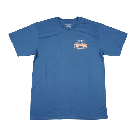 Short Sleeve Tee Troy Lee Designs X Red Bull Rampage Canyon Gap Blue Smoke