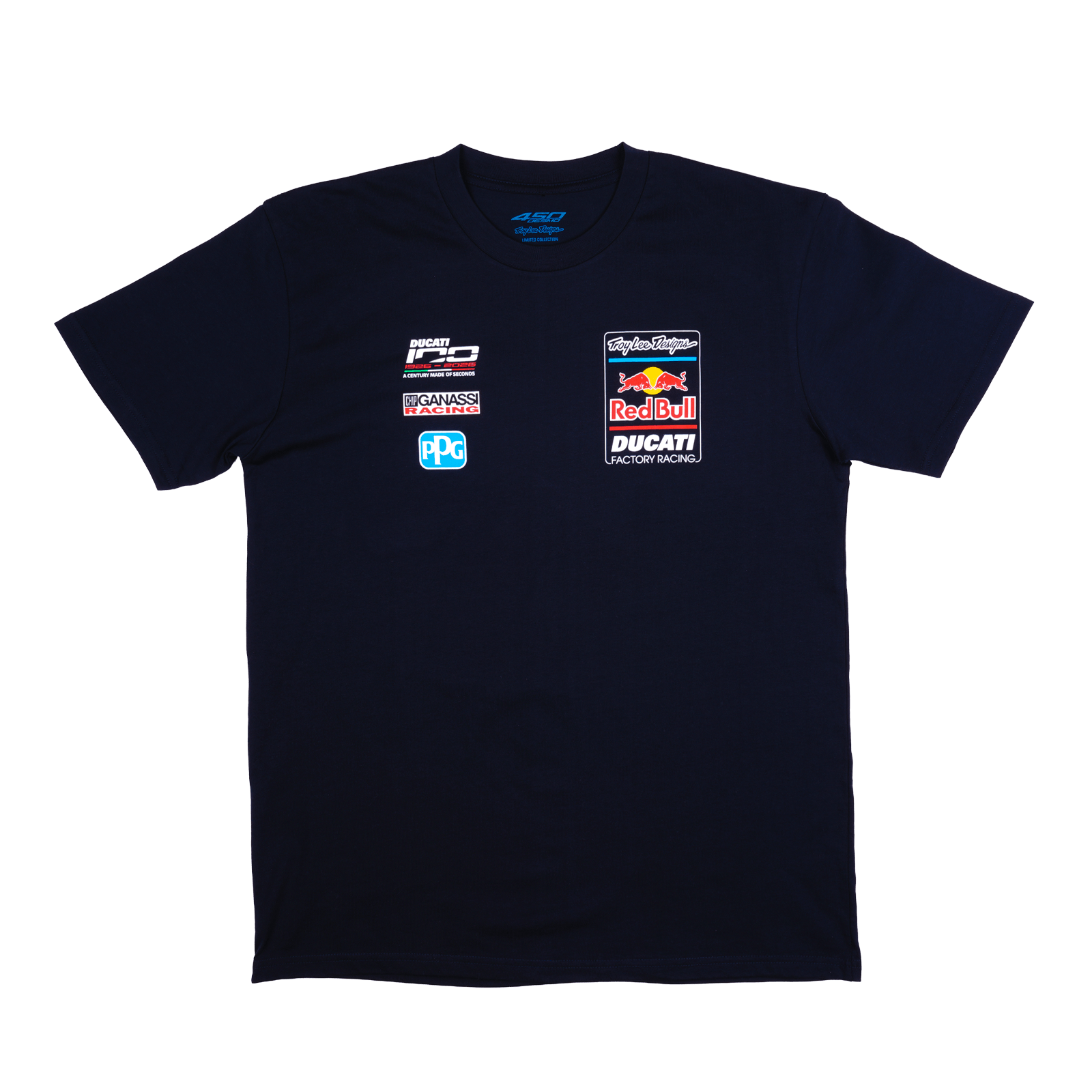 Short Sleeve Tee Troy Lee Designs X Red Bull X Ducati Navy