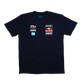 Short Sleeve Tee Troy Lee Designs X Red Bull X Ducati Navy