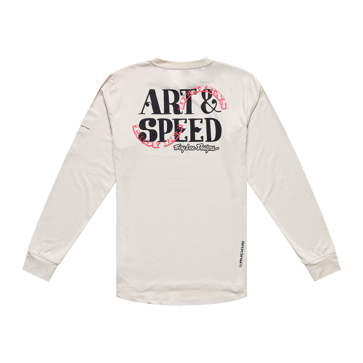 Ruckus Ride LS Tee Art and Speed Pumice