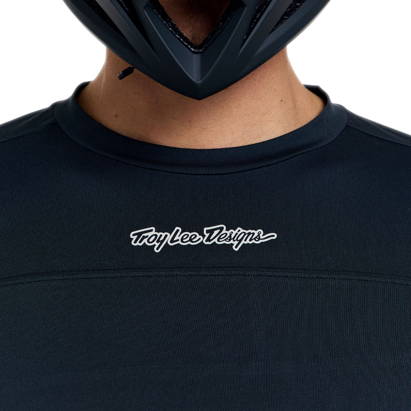 Ruckus Ride 3/4 Tee Mono Carbon