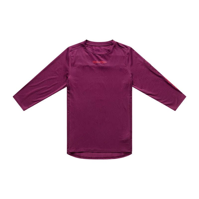 Ruckus Ride 3/4 Tee Mono Sangria