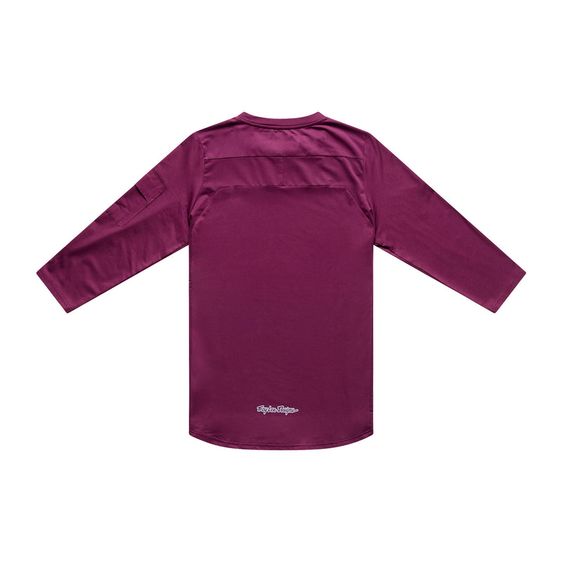 Ruckus Ride 3/4 Tee Mono Sangria