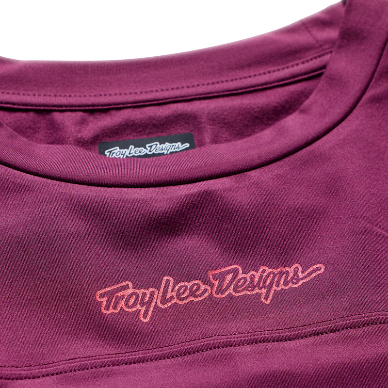 Ruckus Ride 3/4 Tee Mono Sangria