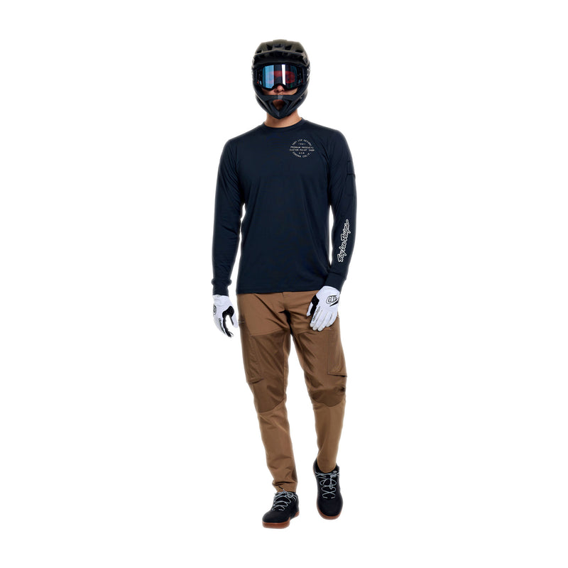 Ruckus Ride LS Tee Pressed Carbon