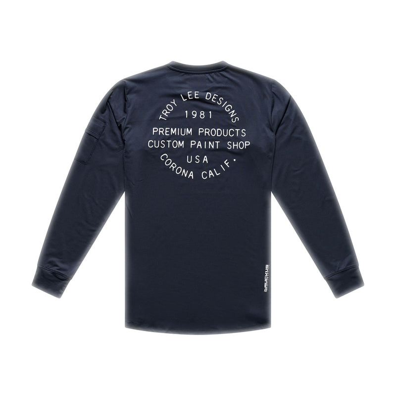 Ruckus Ride LS Tee Pressed Carbon