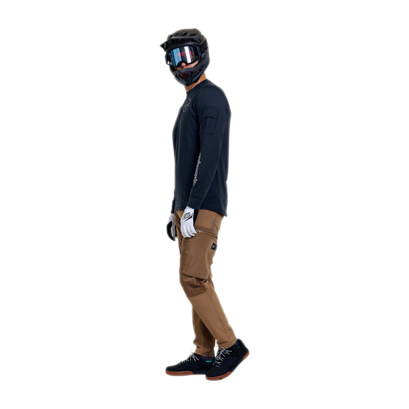 Ruckus Ride LS Tee Pressed Carbon