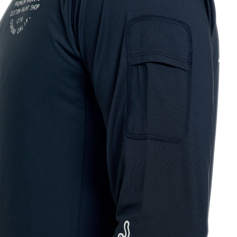 Ruckus Ride LS Tee Pressed Carbon