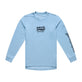 Ruckus Ride LS Tee Waves Dawn Blue