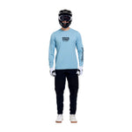 Ruckus Ride LS Tee Waves Dawn Blue