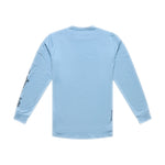Ruckus Ride LS Tee Waves Dawn Blue