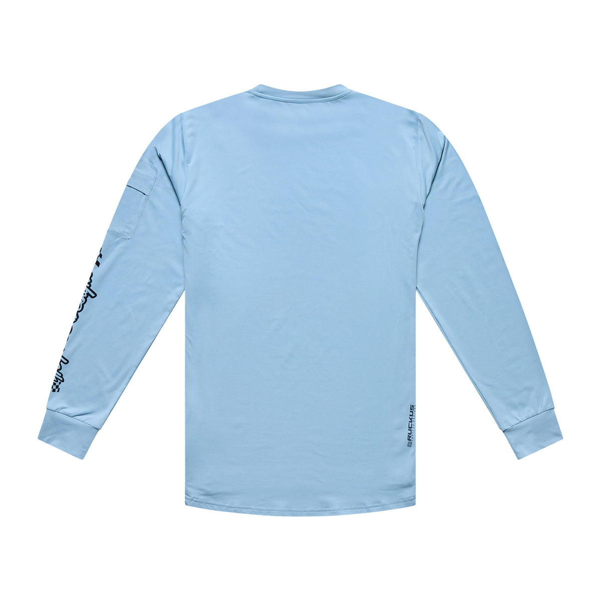 Ruckus Ride LS Tee Waves Dawn Blue