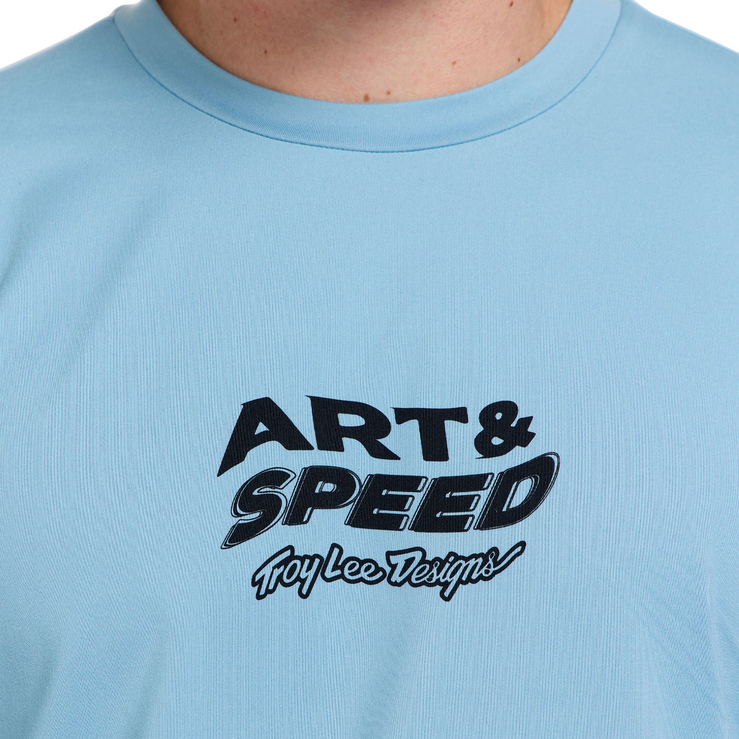Ruckus Ride LS Tee Waves Dawn Blue