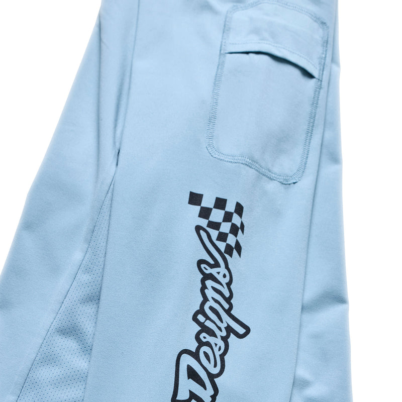 Ruckus Ride LS Tee Waves Dawn Blue