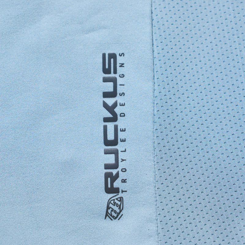 Ruckus Ride LS Tee Waves Dawn Blue