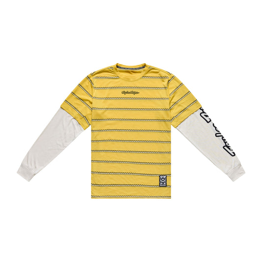 Skyline Fakie Ride LS Tee Stripe Butter