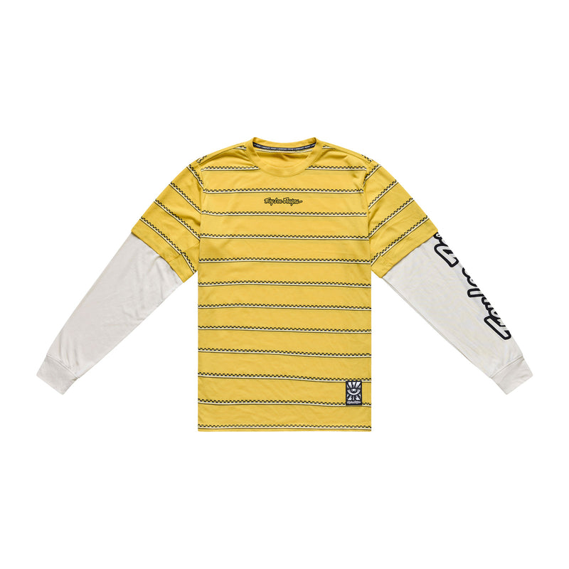 Skyline Fakie Ride LS Tee Stripe Butter