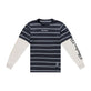 Skyline Fakie Ride LS Tee Stripe Carbon