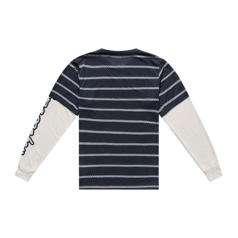 Skyline Fakie Ride LS Tee Stripe Carbon