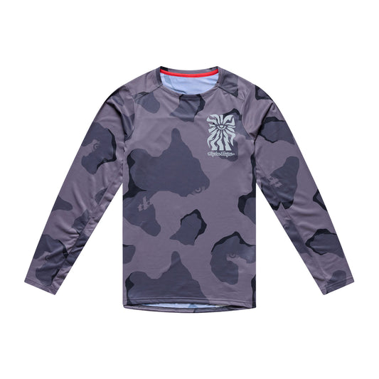 Skyline Pro LS Jersey Flow Camo Carbon