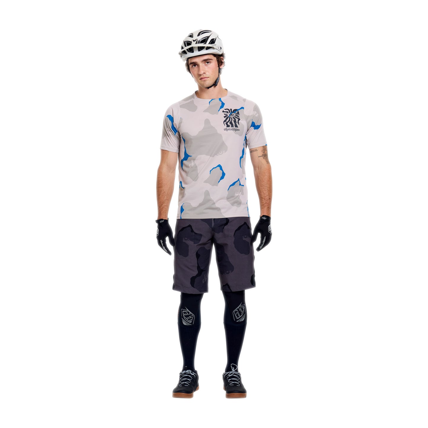 Skyline Pro SS Jersey Flow Camo Pumice