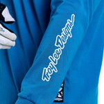 Skyline Ride LS Tee One Eye Aero Blue