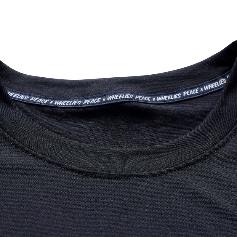 Skyline Ride LS Tee Signature Black / Real Teal